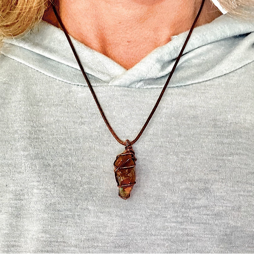 Rough Opal Unisex Necklace